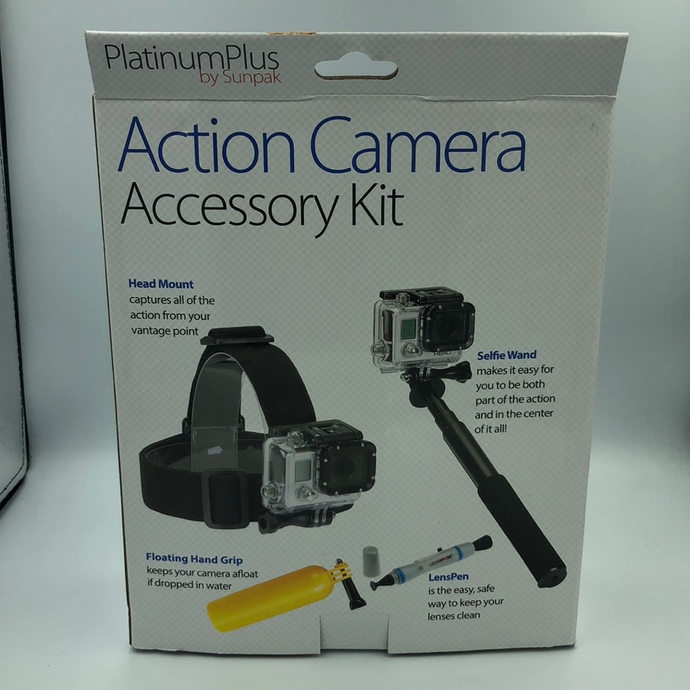 Sunpak PlatinumPlus Action Camera Accessory Kit He - Picture 5 of 7